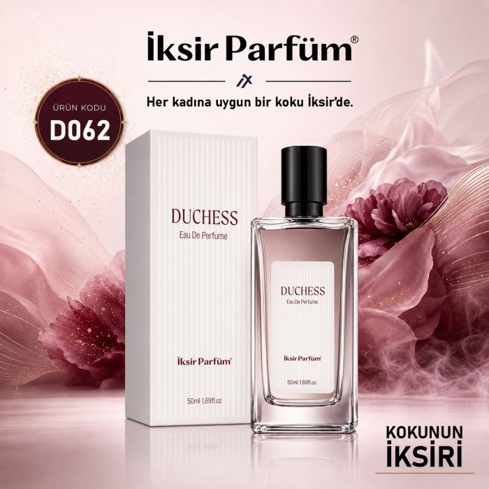 D062 Kadın Parfüm EDP 50 ml - Acı Tatlı Vanilya