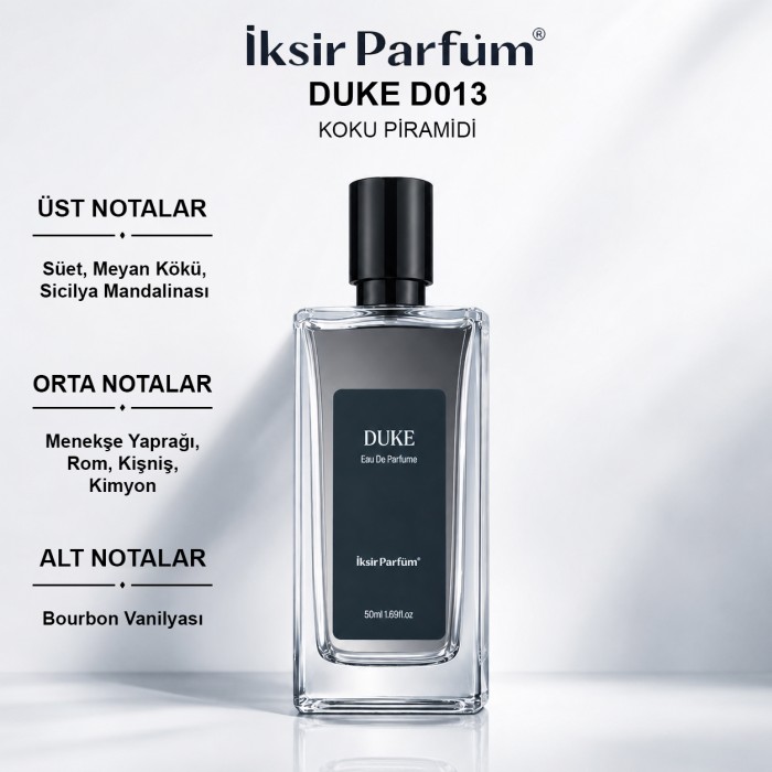 D013 Erkek Parfüm EDP 50 ml - Vanilyalı Deri