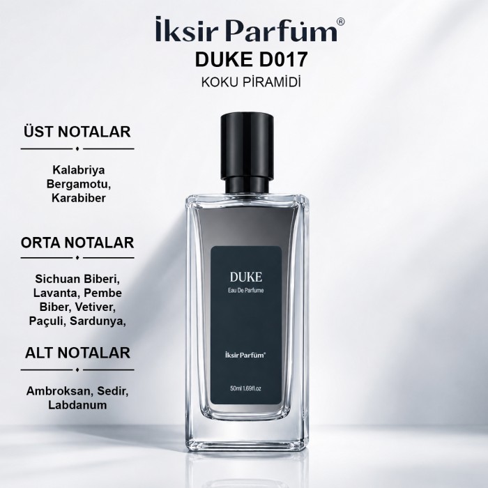 D017 Erkek Parfüm EDP 50 ml - Ferah Baharatlı