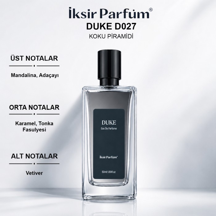 D027 Erkek Parfüm EDP 50 ml - Tatlı Karamel