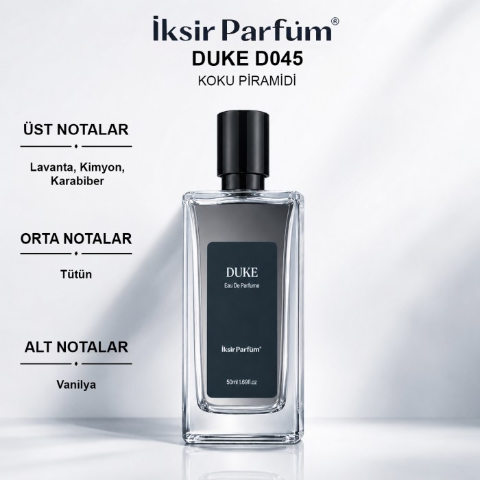 D045 Erkek Parfüm EDP 50 ml - Tütün Vanilya