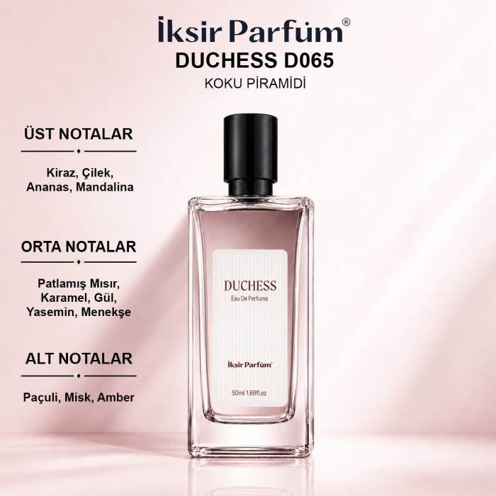 D065 Kadın Parfüm EDP 50 ml - Meyveli Karamel