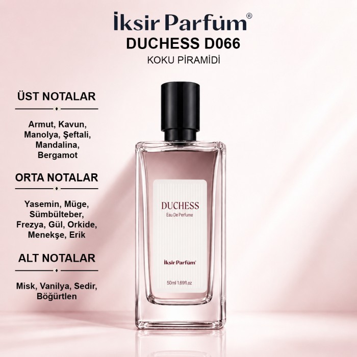 D066 Kadın Parfüm EDP 50 ml - Beyaz Çiçek