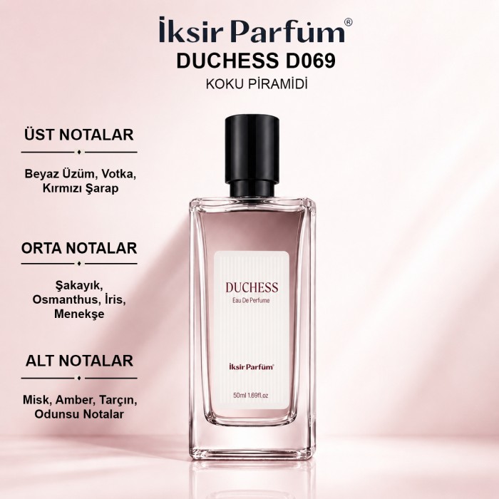 D069 Kadın Parfüm EDP 50 ml - Meyveli Pudralı