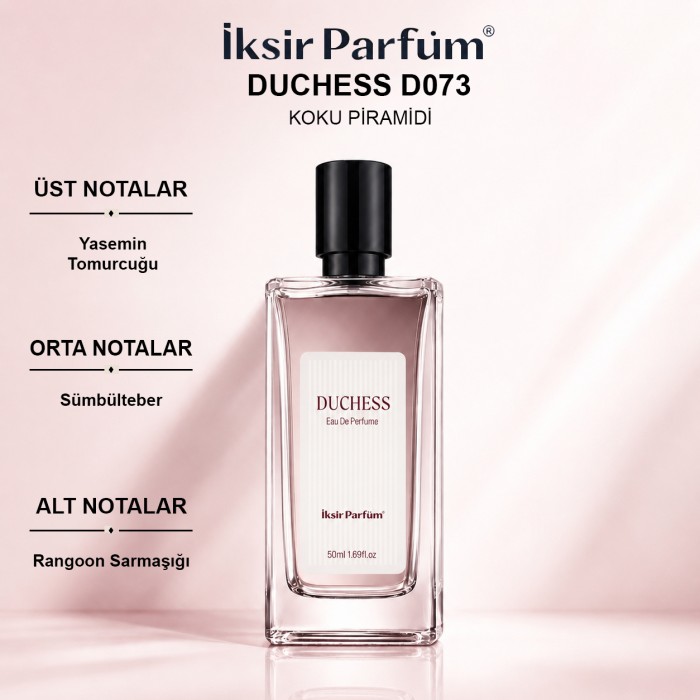 D073 Kadın Parfüm EDP 50 ml - Beyaz Çiçek