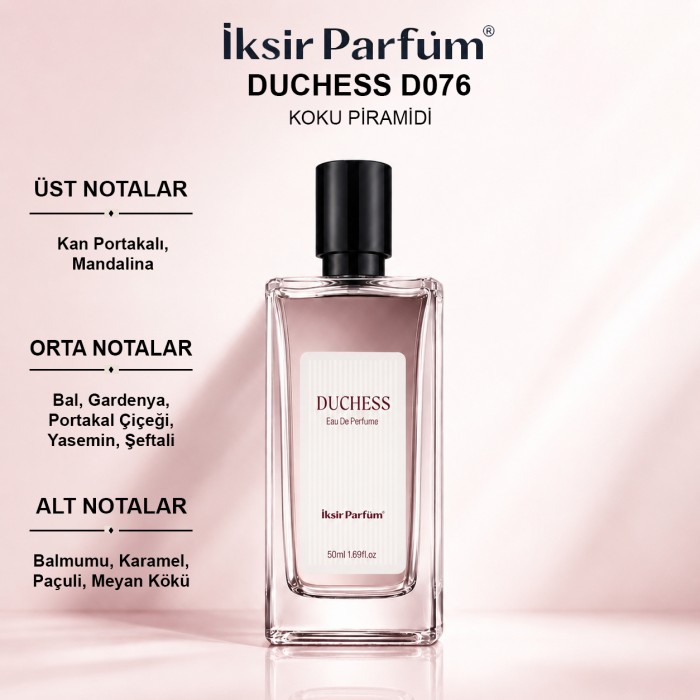 D076 Kadın Parfüm EDP 50 ml - Ballı Şipre