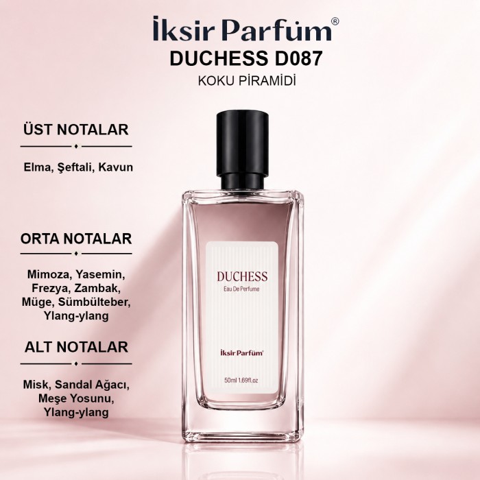 D087 Kadın Parfüm EDP 50 ml - Meyveli Çiçeksi