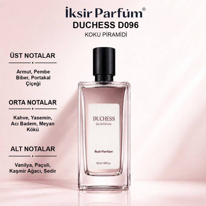 D096 Kadın Parfüm EDP 50 ml - Kahveli Vanilya