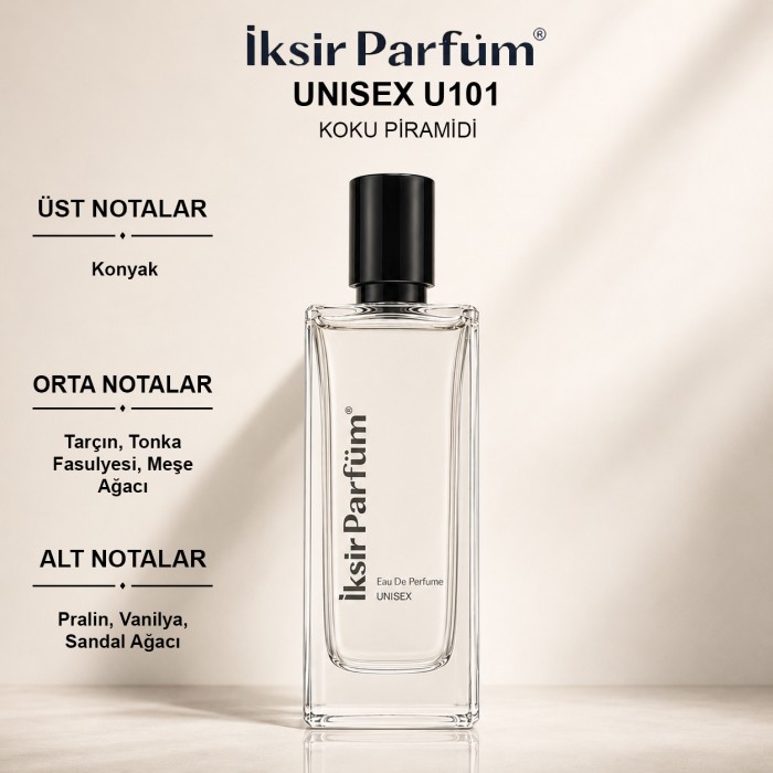U101 Unisex Parfüm EDP 50 ml - Konyaklı Tarçın