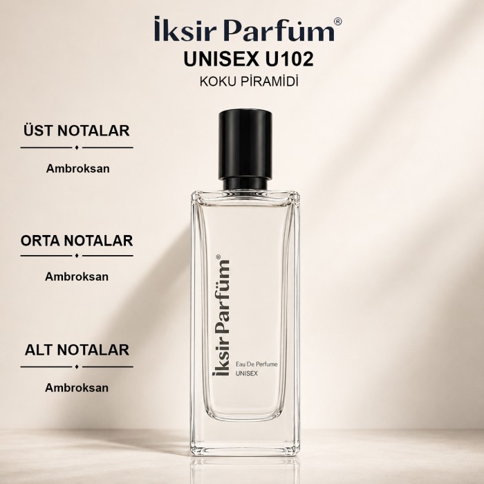 U102 Unisex Parfüm EDP 50 ml - Saf Ambroksan