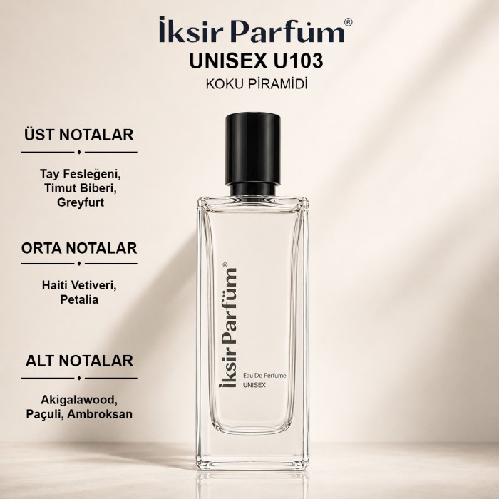 U103 Unisex Parfüm EDP 50 ml - Yeşil Odunsu