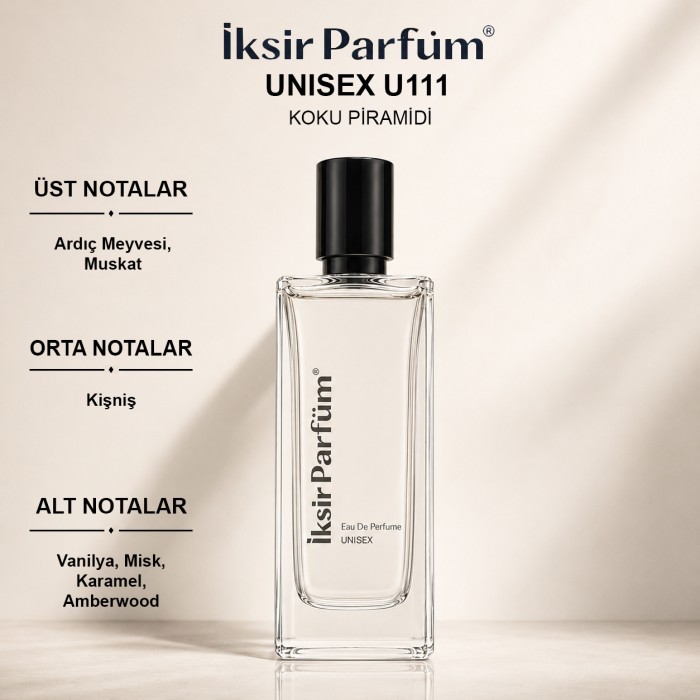 U111 Unisex Parfüm EDP 50 ml - Miskli Vanilya